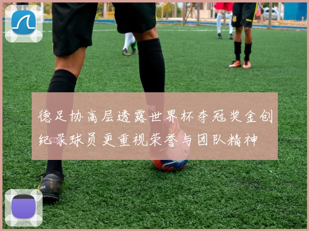 德足协高层透露世界杯夺冠奖金创纪录球员更重视荣誉与团队精神