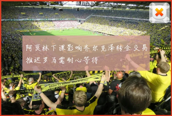 阿莫林下课影响齐尔克泽转会交易推迟罗马需耐心等待